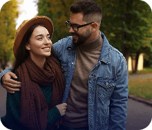 couple hugging